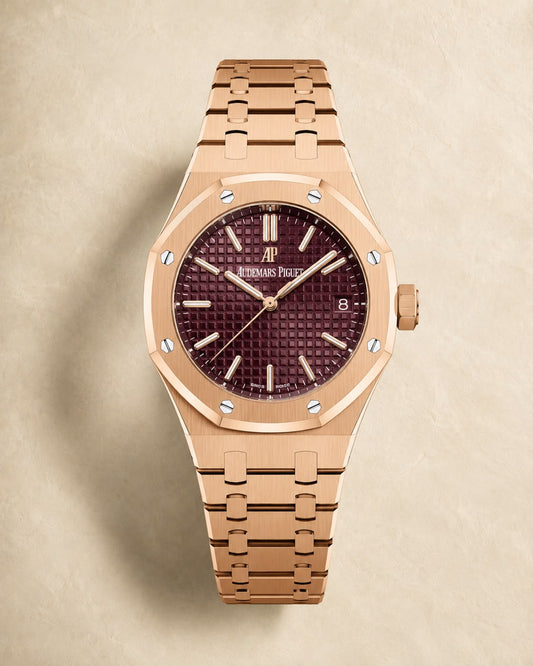 Audemars Piguet Royal Oak Rose Gold – Burgundy Dial
